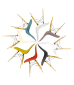 Eames plastic side chair - Image 4